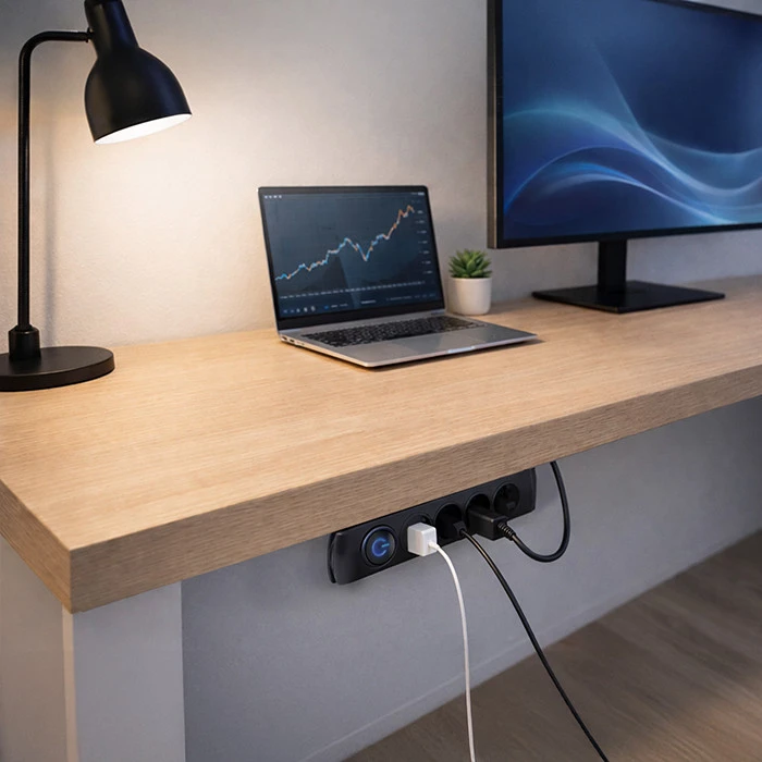 QOLTEC Apsauga nuo viršįtampių Quick Switch 5 lizdai 3m juodas