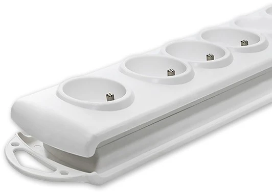 QOLTEC 50293 Apsauga nuo viršįtampių 8 lizdai 1,5m