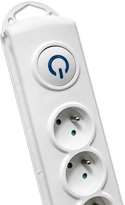 QOLTEC 50293 Apsauga nuo viršįtampių 8 lizdai 1,5m