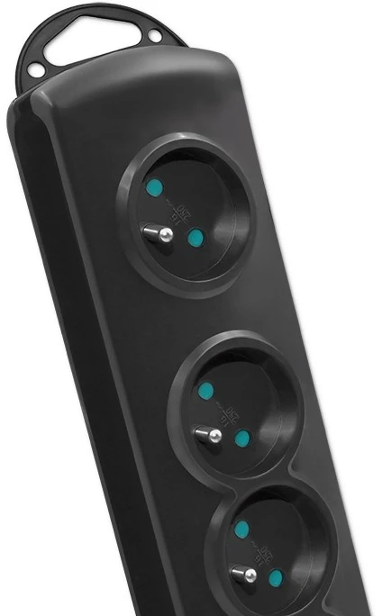 QOLTEC Apsauga nuo viršįtampių su Foot Quick Switch 7 lizdais 1,5 m