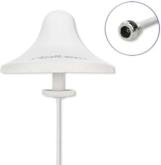 QOLTEC 57036 Wi-Fi 2.4 2.5GHz įvairiakryptė antena 5dBi Indoor