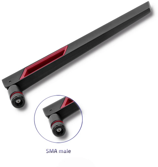 QOLTEC 57017 Wi-Fi 2.4/5GHz 5dBi visakryptė antena