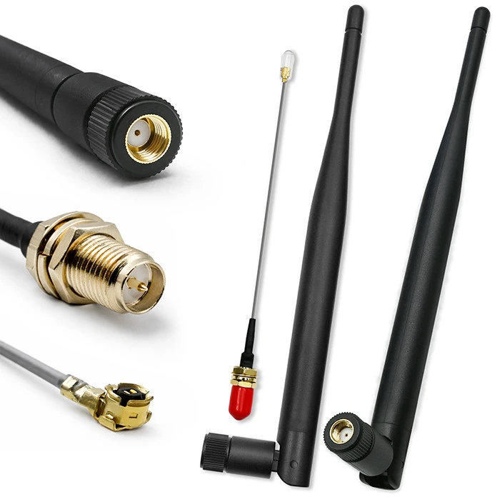 Qoltec 57046 Wi-Fi antena 2.4/2.5 GHz | 5.1/5.8 GHz | 5dBi | omnidirectional | Indoor