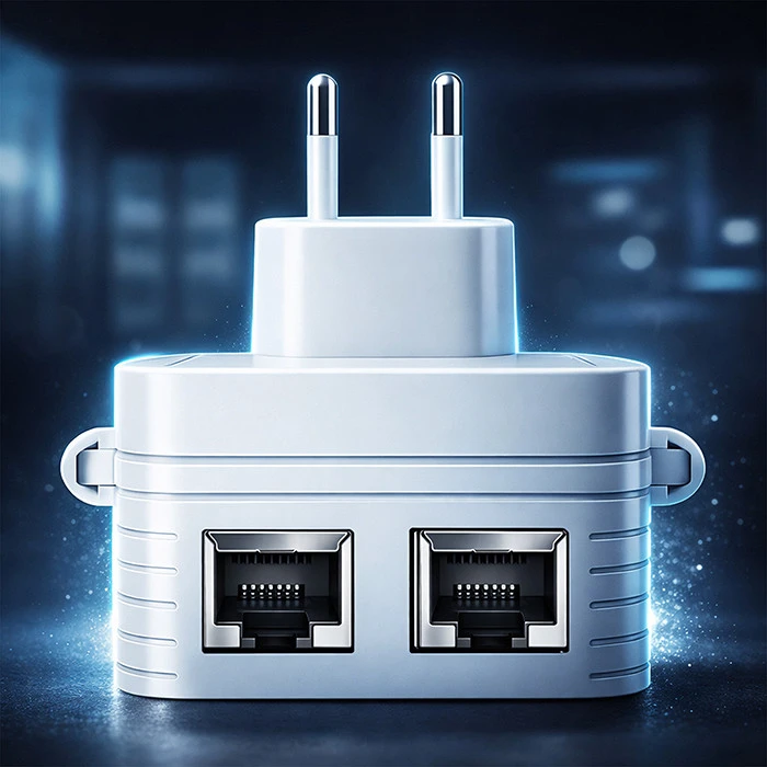Maršrutizatorius Qoltec WiFi signalo stiprintuvas AX300 6 antenos 2x RJ45
