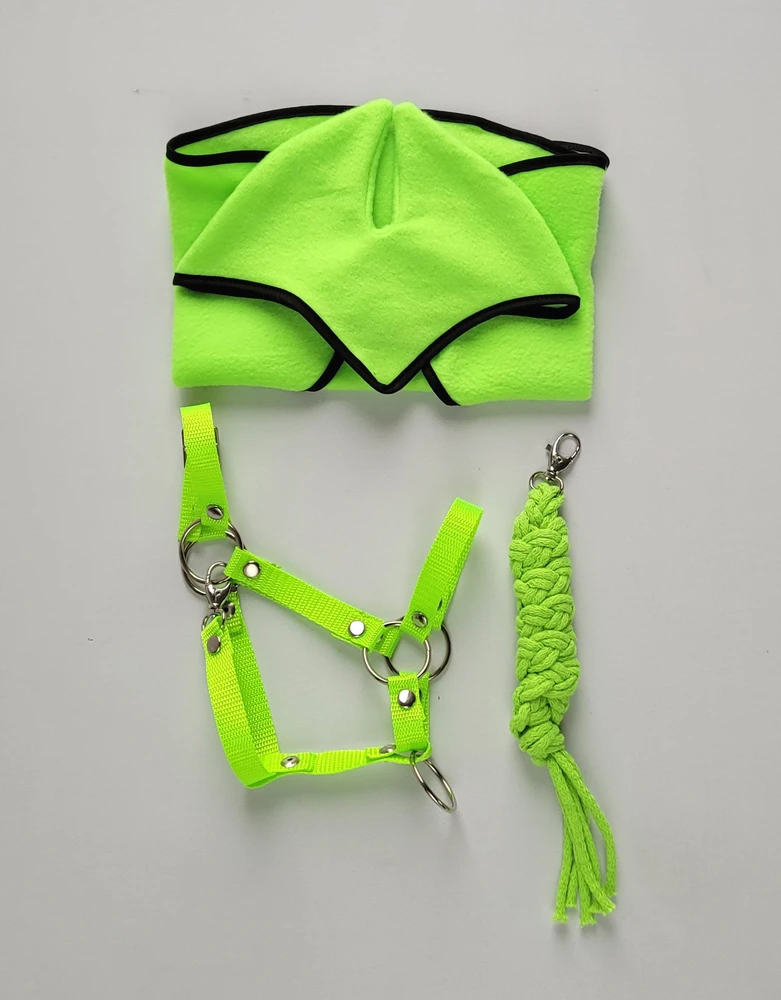 Super Hobby Horse hobby horse skirtas neoninis kantaras su pavadžiu