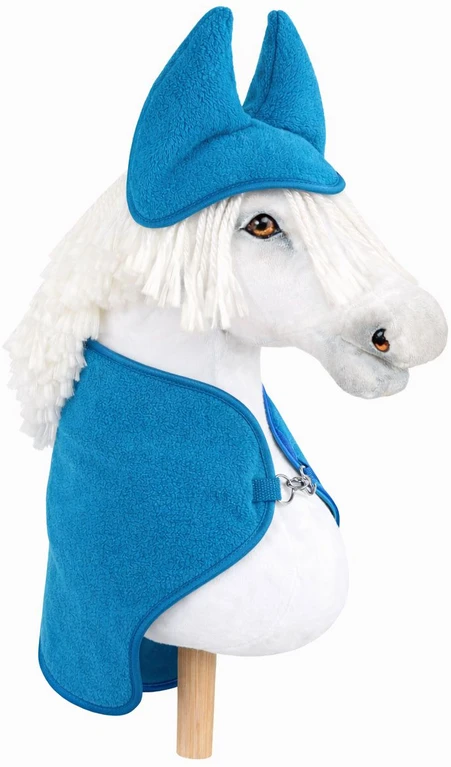 Super Hobby Horse Hobby Horse vilnonis apsiaustas su ausinėmis A4 ir A5 dydžiams turkio spalvos