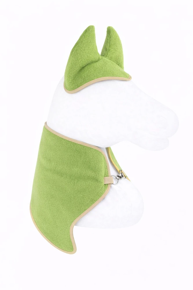 Super Hobby Horse Rinkinys Hobby Horse arkliukui: šviesiai žalias pledas ir ausinukai