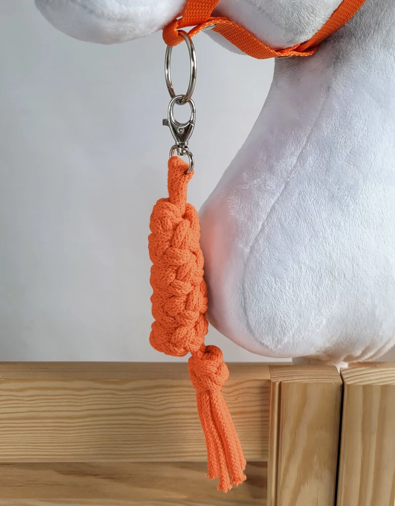 Super Hobby Horse Hobby Horse skirtas oranžinis kantaras su pavadėliu