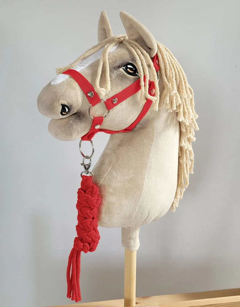 Super Hobby Horse Hobby Horse pavadėlis ir kantaras, raudonas