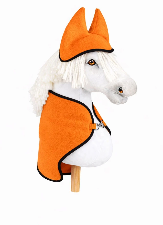Super Hobby Horse Flisinis komplektas Hobby Horse A4 ir A5, neoninės oranžinės spalvos