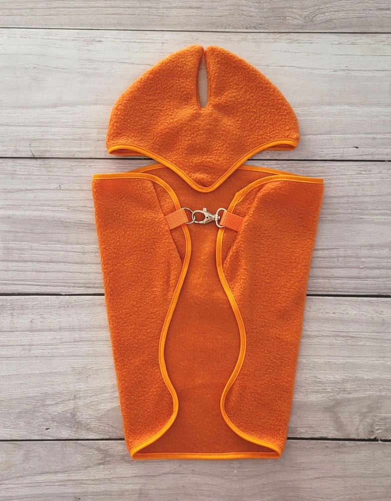 Super Hobby Horse Hobby Horse komplektas A4 ir A5: flisinė gūnia su ausinukais oranžinė