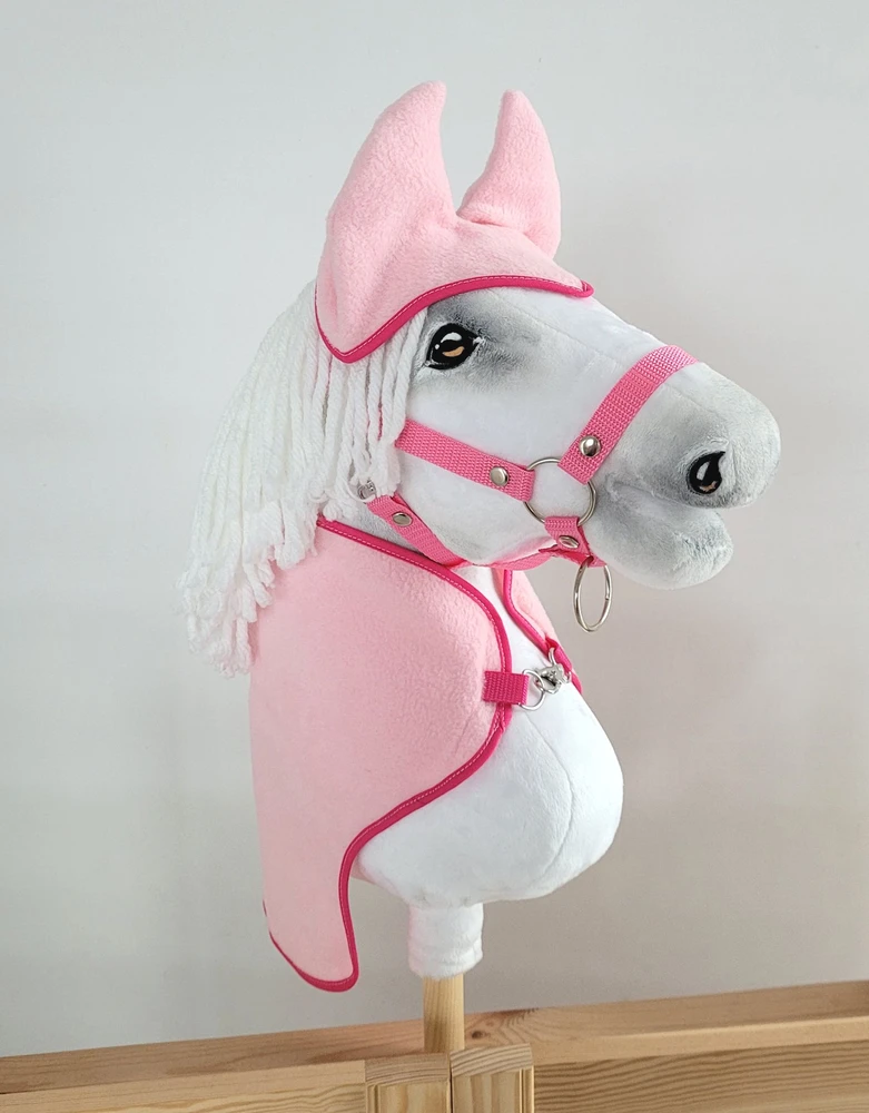 Super Hobby Horse Rožinis flisinis komplektas Hobby Horse A4–A5