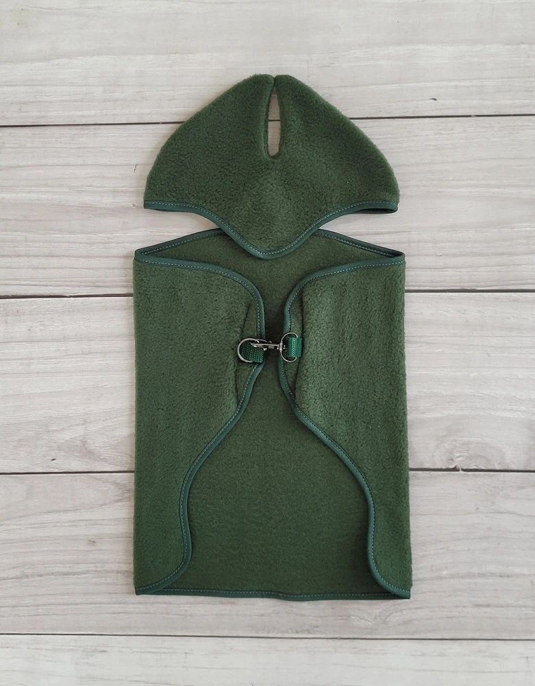 Super Hobby Horse Hobby Horse rinkinys: žalia vilnonė antklodė ir ausinukai