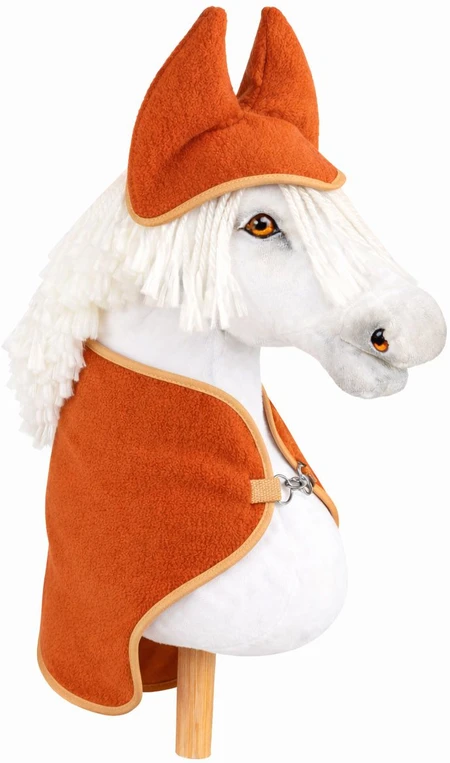 Super Hobby Horse Hobby Horse vilnonis komplektas A4 ir A5: gūnia ir ausinukai ginger spalvos
