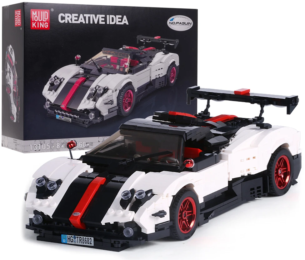 Ramiz Konstruktorius Baltas sportinis automobilis, 960 el.