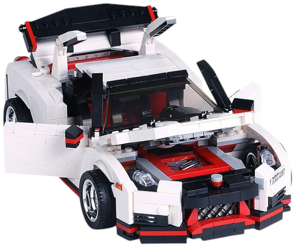 Ramiz Konstruktorius Baltas automobilis, 1034 el.