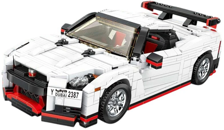 Ramiz Konstruktorius Baltas automobilis, 1034 el.