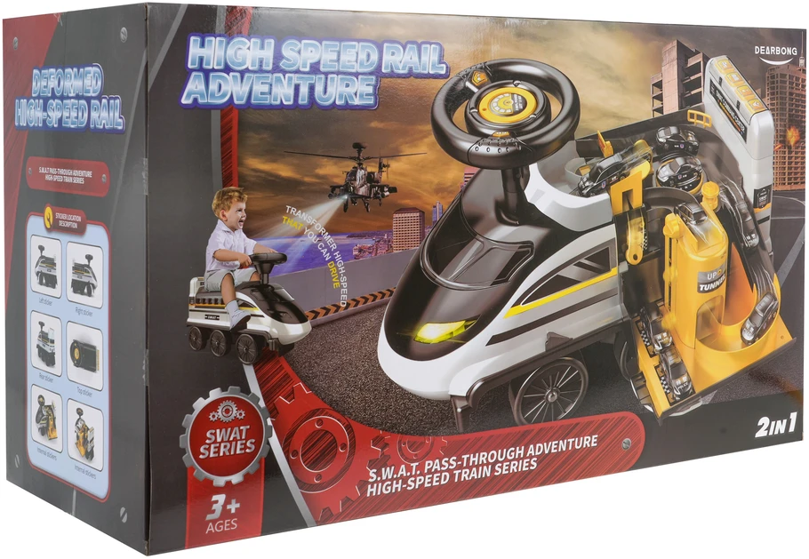 Ramiz Rider 2in1 With Parking juodos spalvos Police