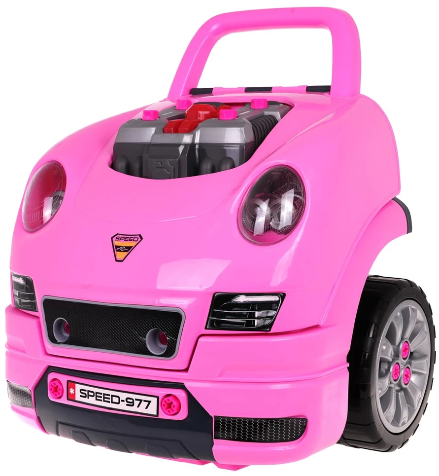 Ramiz Jauno mechaniko žaidimų dirbtuvės rožinės spalvos