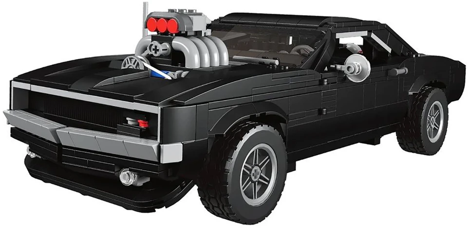 Ramiz Konstruktorius Sportinis juodas automobilis, 1439 el.