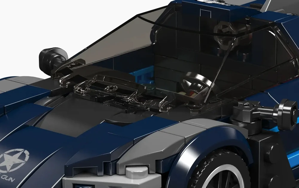 Ramiz Konstruktorius Sportinis automobilis Juodas 405 el.