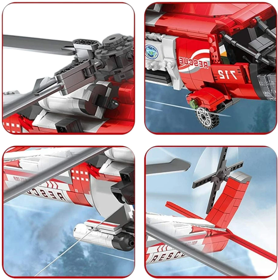 Ramiz Konstruktorius Sraigtasparnis HH-60J, 1137 el.