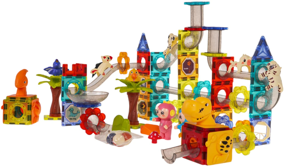 Ramiz Magnetinių kaladėlių ZOO rutuliukų rinkinys