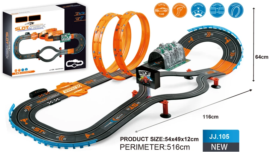 Ramiz Mega Track lenktynių trasa Racer 1:43