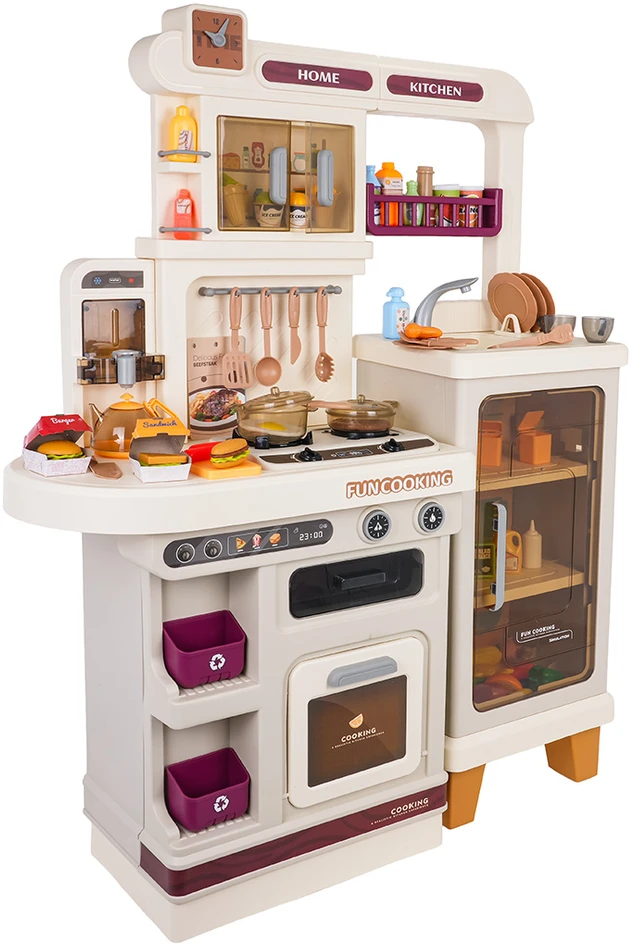 Ramiz MEGA didelė ir moderni žaislinė virtuvėlė Western Kitchen