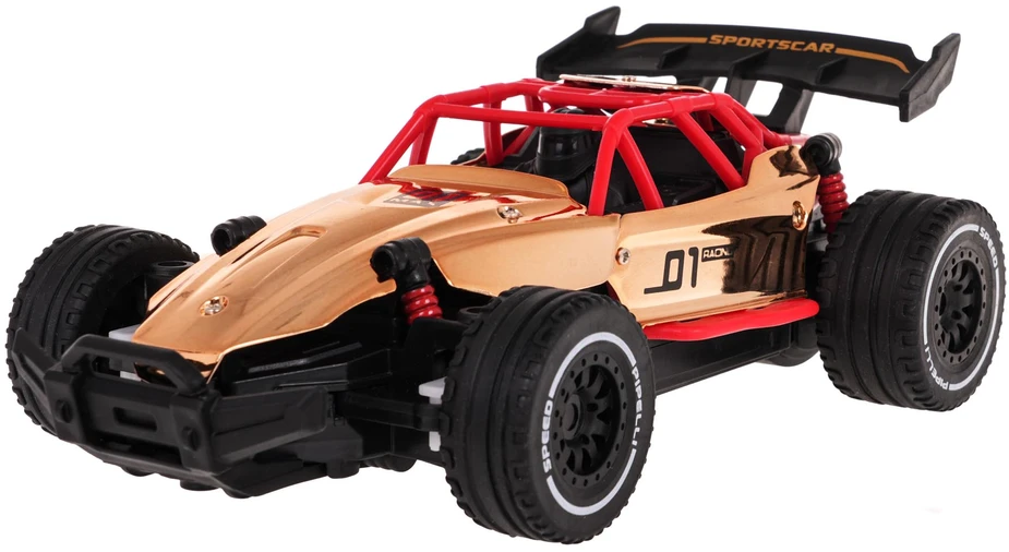Ramiz Metalo lenktyninis automobilis R/C auksinis