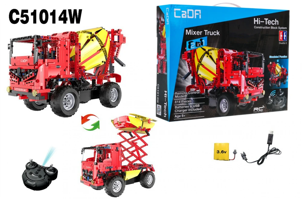 Cada The pads R/C žaislinė automobilio betono maišyklė 814 EE