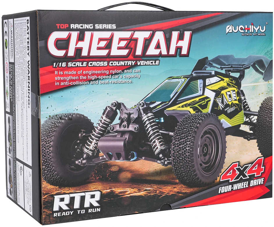 Ramiz Nuotoliniu būdu valdomas CHEETAH lenktyninis automobilis 1:16