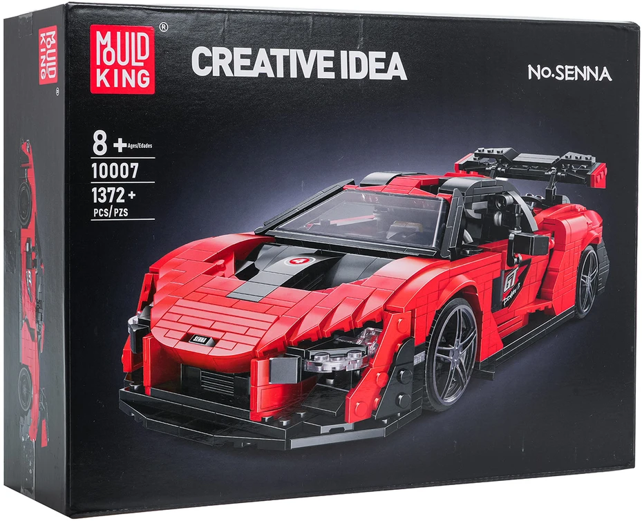 Ramiz Konstruktorius Oranžinis sportinis automobilis 1372 el.