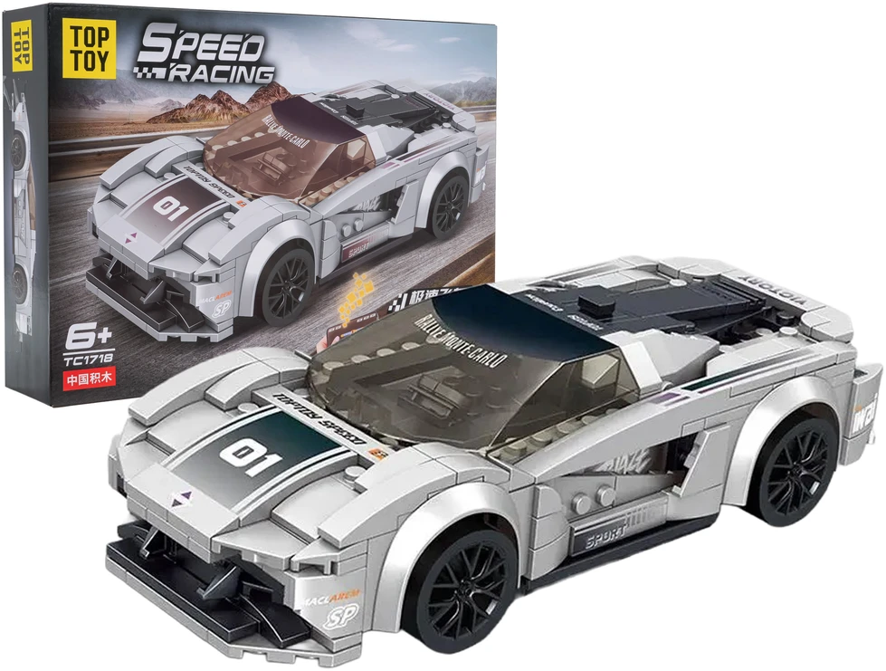 Ramiz Konstruktorius R/C Sportinis automobilis Pilkas
