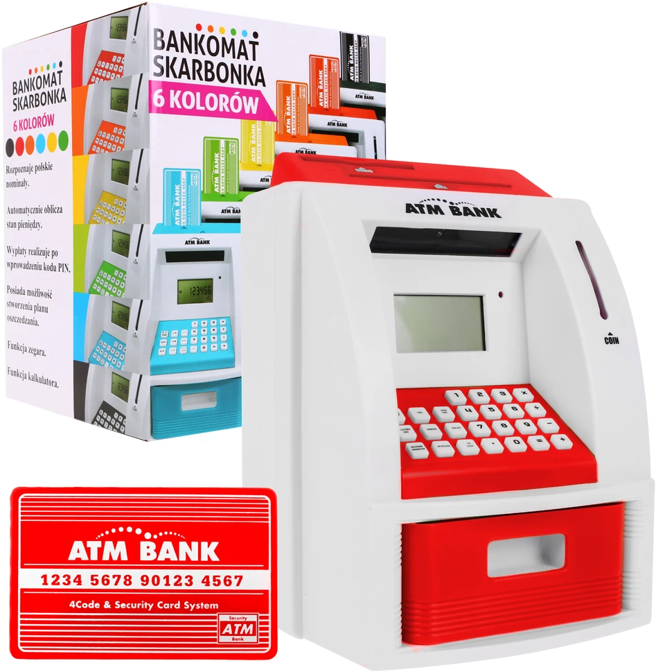 Ramiz ATM bankomatas raudonos spalvos PL