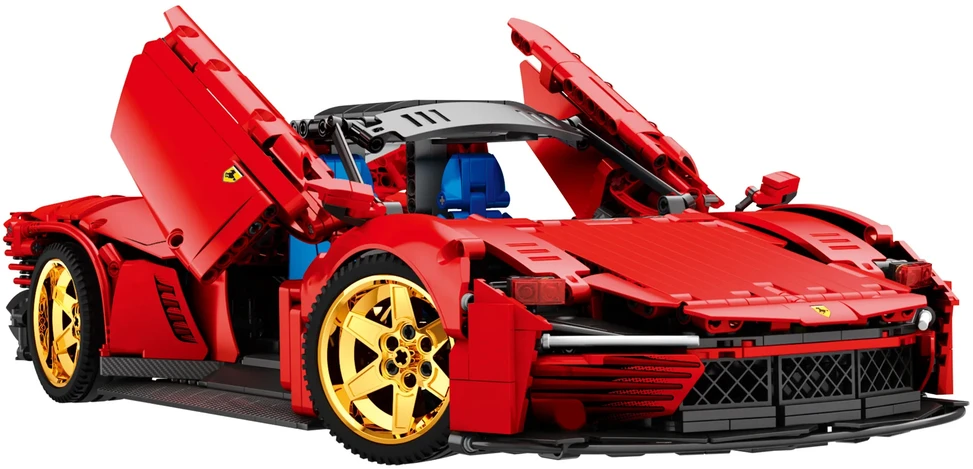 Ramiz Konstruktorius Raudonas R/C sportinis automobilis, 1958 el.