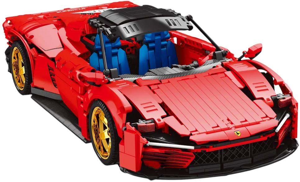 Ramiz Konstruktorius Raudonas R/C sportinis automobilis, 1958 el.