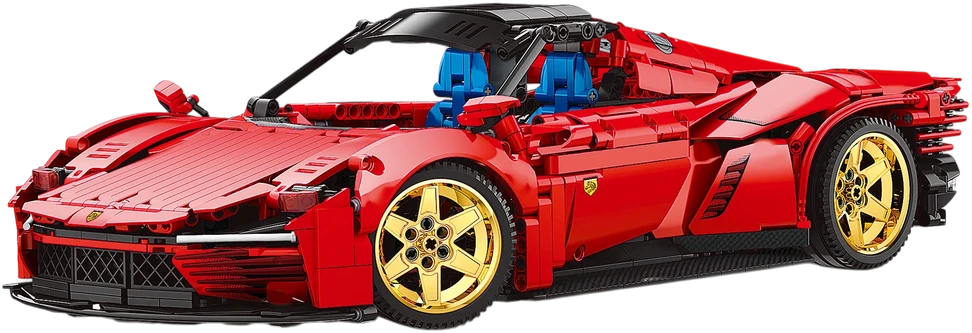 Ramiz Konstruktorius Raudonas R/C sportinis automobilis, 1958 el.