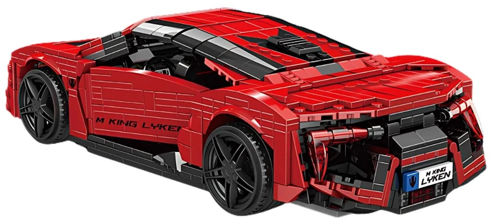 Ramiz Konstruktorius Sportinis automobilis Raudonas 1311 el.