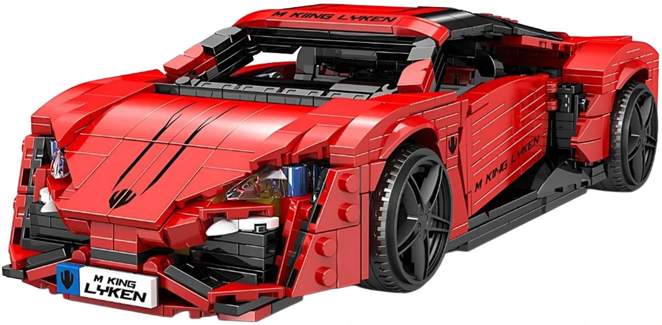 Ramiz Konstruktorius Sportinis automobilis Raudonas 1311 el.