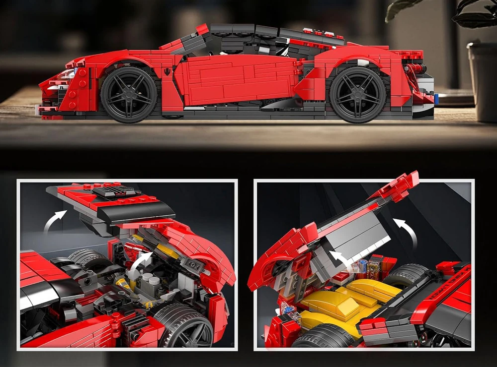 Ramiz Konstruktorius Sportinis automobilis Raudonas 1311 el.
