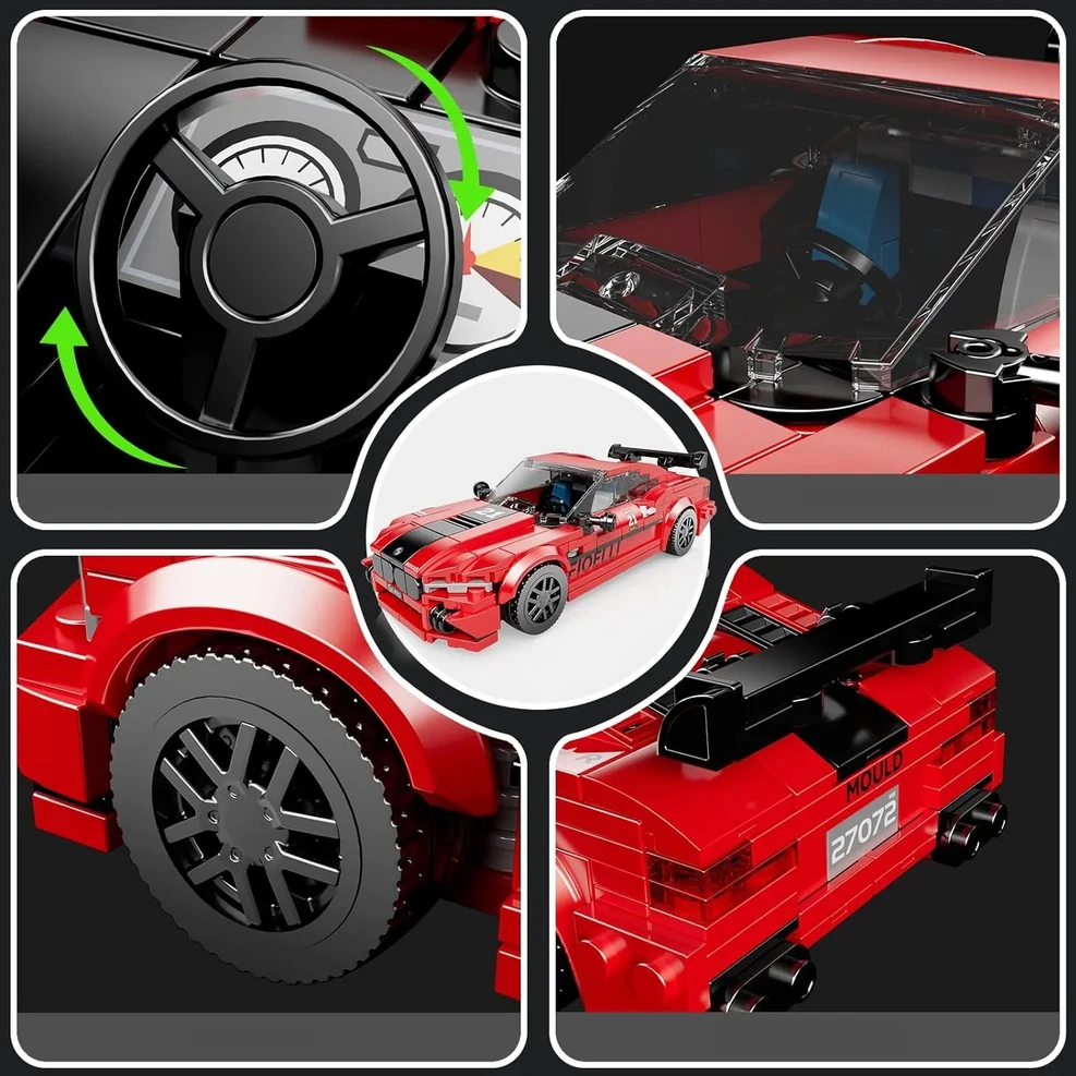 Ramiz Konstruktorius Sportinis automobilis Raudonas 481el.