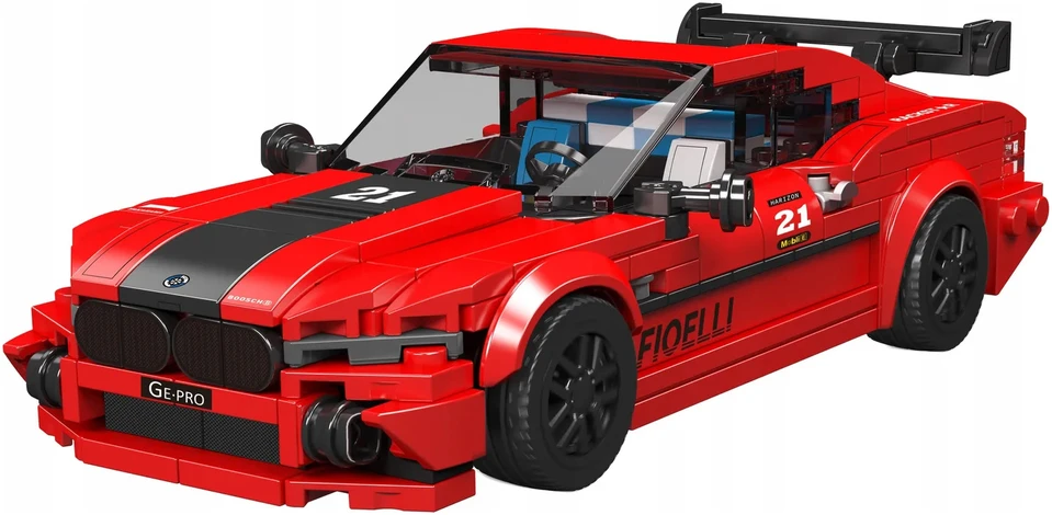 Ramiz Konstruktorius Sportinis automobilis Raudonas 481el.