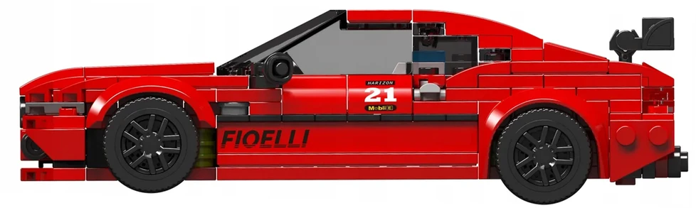 Ramiz Konstruktorius Sportinis automobilis Raudonas 481el.
