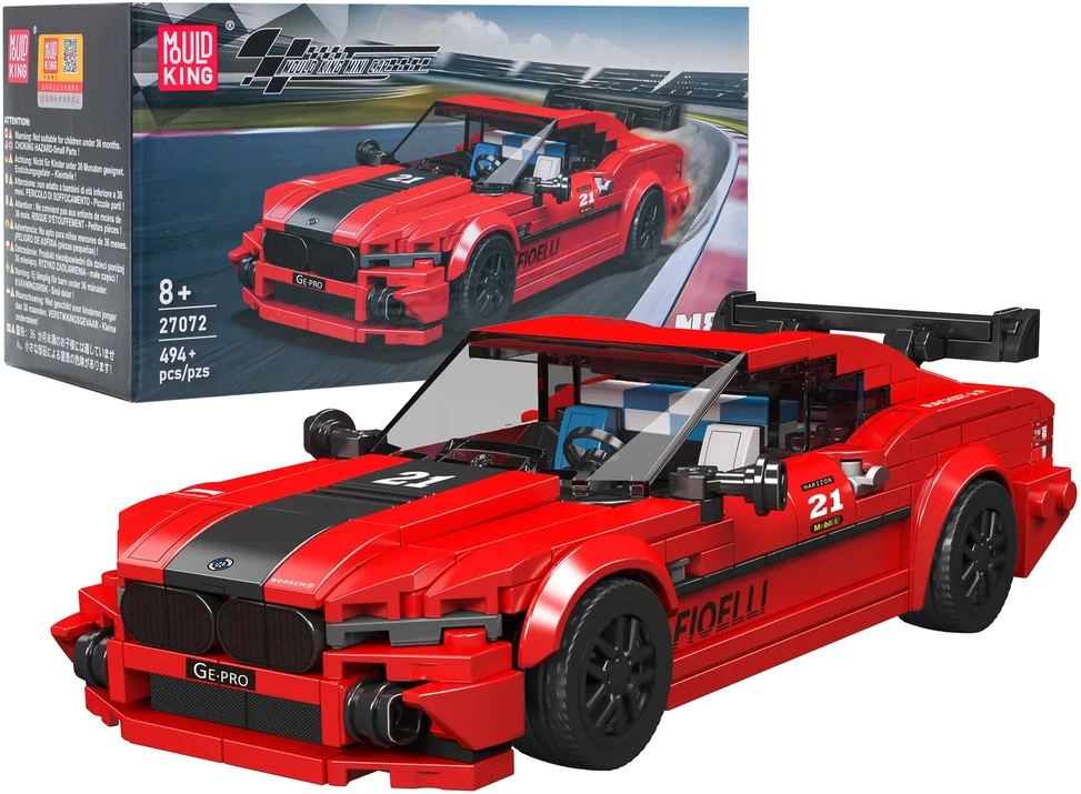Ramiz Konstruktorius Sportinis automobilis Raudonas 481el.