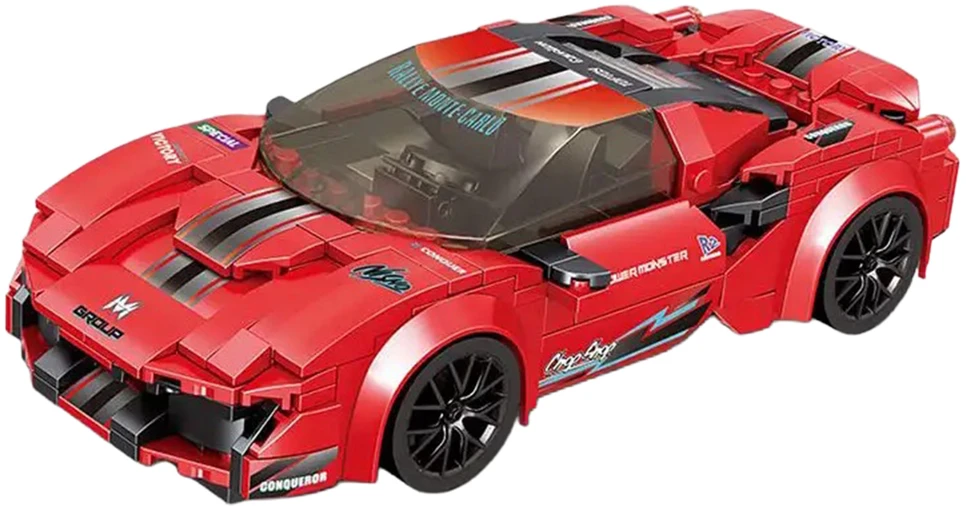 Ramiz Konstruktorius Sportinis automobilis R/C Raudonas