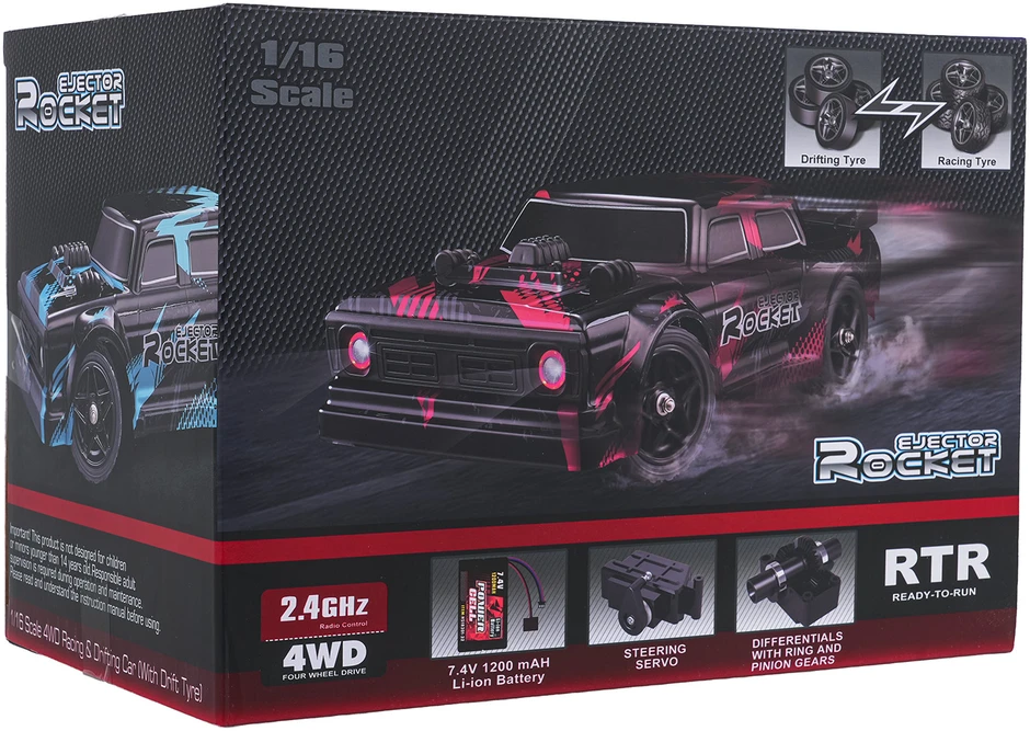 Ramiz ROCKET R/C valdomas 4x4 driftinis automobilis
