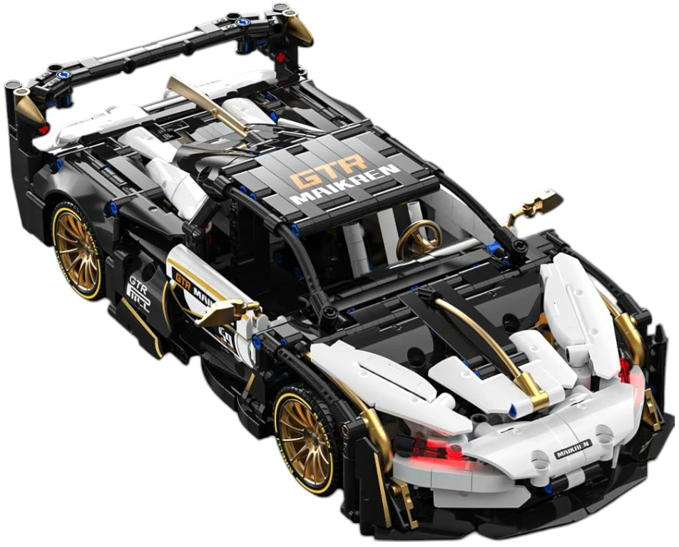 Ramiz Konstruktorius Sportinis automobilis, baltos/juodos spalvos 1242 el.