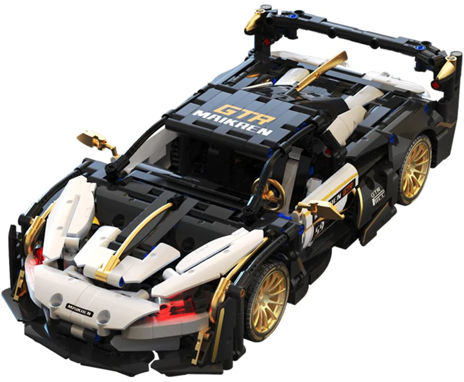 Ramiz Konstruktorius Sportinis automobilis, baltos/juodos spalvos 1242 el.