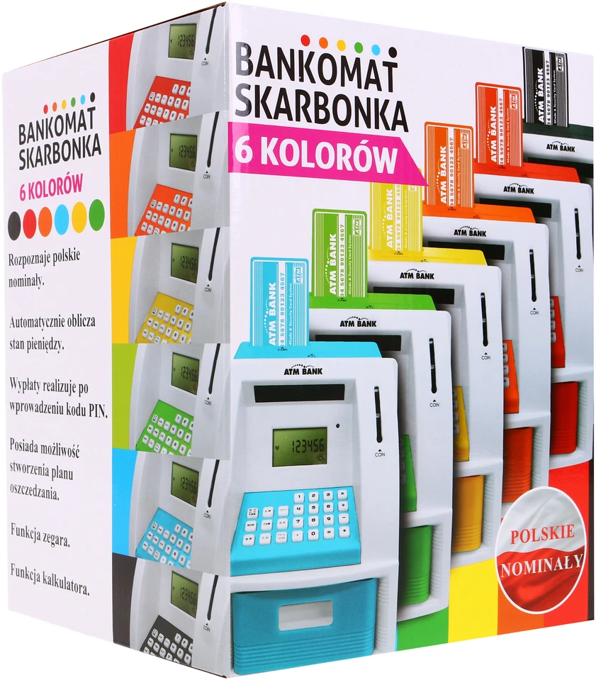 Ramiz Vaikiška taupyklė 3+ juoda Interaktyvios funkcijos + bankomato kortelė